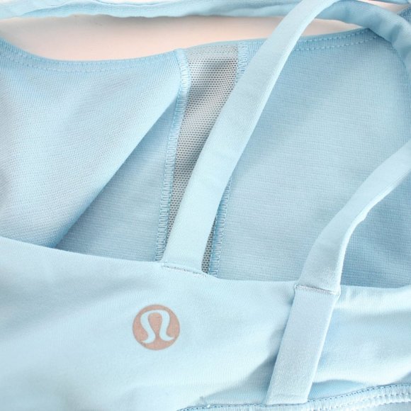 LULULEMON Light Blue Sports Bra Size Small - Picture 4 of 4